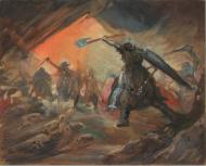 Divers : Illustration Esquisse La Charge 